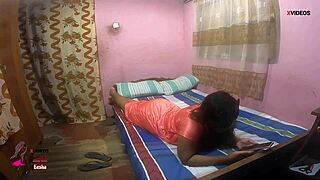 Stepmom Secretly Fucks Stepson While Husband Away