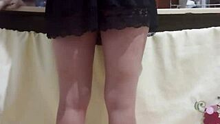 Hot Maid In Tight Shorts Drives Me Wild!