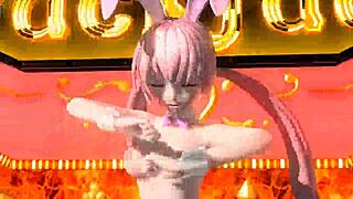 megurine luka in blackjack project diva nude bunny costume