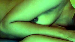 Latina uses vibrator intensely, staying quiet