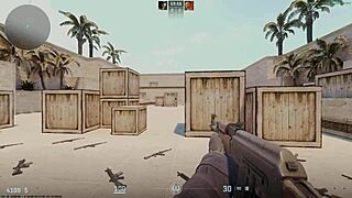 jugador de counter con 1500hs es garchado por un novato de 250hs