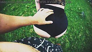 hot amateur outdoor adventure with mia, latina babe exploring