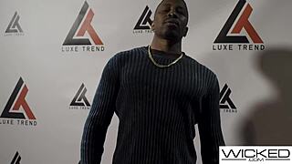 steaming threesome with inked brunette eating hot pussy