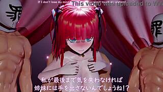 Nino Endures Intense Gangbang Action