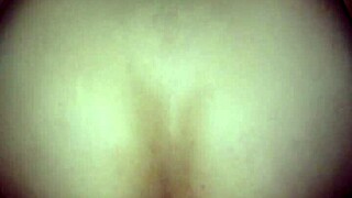 Deep anal exploration with creampie