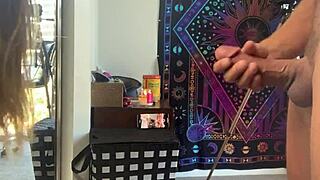 young teen laney grey takes first facial load from brad newman.