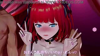 Nino Endures Intense Gangbang Action