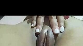 Latina Bounces Hard on Big Black Cock