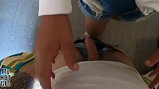 Busty Prostitute Asks For Condom But Gets Creampie