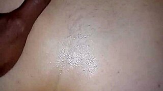 Deep anal exploration with creampie