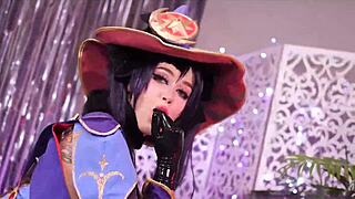 Mona Is Such a Slutty Slut Using Dildo!