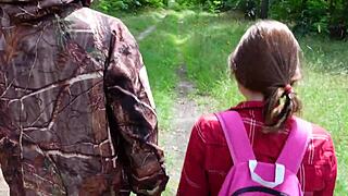 Tiny german student emily feels intense pleasure getting fucked by strangers outdoors