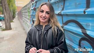 La teen española cloxy gets caught and swallows TORBE'S load