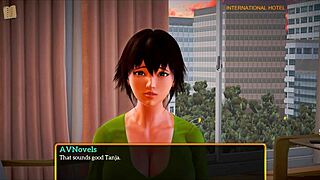 redhead teen in my new family 450 plays erotic game with big tits.