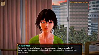 redhead teen in my new family 450 plays erotic game with big tits.