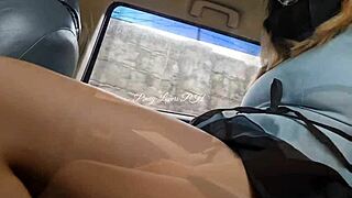 pinay teacher gets fucked in car by lucky fan