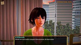 redhead teen in my new family 450 plays erotic game with big tits.