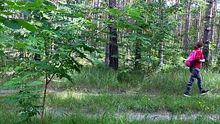 Tiny german student emily feels intense pleasure getting fucked by strangers outdoors