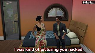 Brother powerfully fucks sister's pussy, tearing it apart. Sister rides brother's dick hard