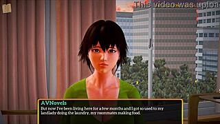 redhead teen in my new family 450 plays erotic game with big tits.