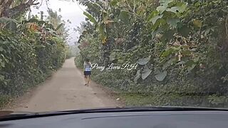 pinay teacher gets fucked in car by lucky fan