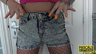 Inked Submissive Gets BALLGAGGED and DEEPTHROATS Master.