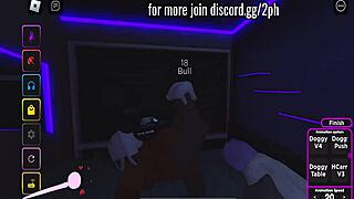 in the condo, the bot gets fucked with a monster cock while playing a game