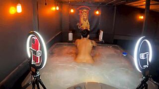 Hot tub sex with sheena ryder screaming