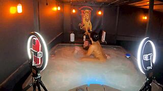 Hot tub sex with sheena ryder screaming