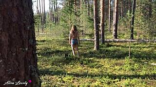 Stranger fucked her mouth and pussy in public!