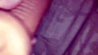 she uses a toy in her mouth for a blowjob-like masturbation session.