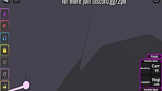 in the condo, the bot gets fucked with a monster cock while playing a game