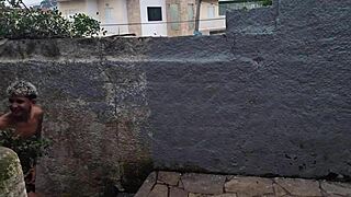 stepmother seduces stepson with huge ass while virgin brother spies public sex