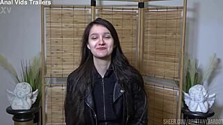 Alisa Horakova screams during first anal assfucking, deepthroat, and cum swallow with natural tits