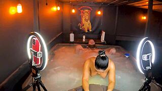 Hot tub sex with sheena ryder screaming