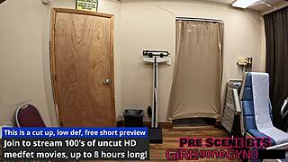 Misty addams experiences first gyno exam fingering