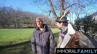 Mia Trejsi Begs For Double Dicks In Pussy Pounding!