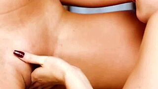 Xandra Tries Lesbian Porn For Money In Kinky Scissoring!