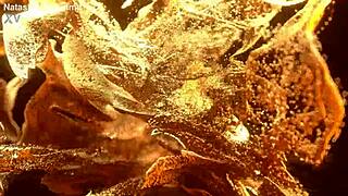 flexy teen lenis diamod endures hardcore anal with 3 on 1 bbc action