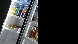 Guy Walks Into Bar With Cock Out In Panties For A Beer.