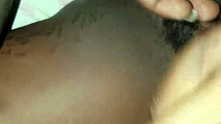 i fuck her shaved pussy hard until she squirts and cums on my big cock