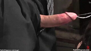 i'm the slave getting deep throat and ass fucked publicly