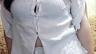 horny brunette, strip and show that ass?