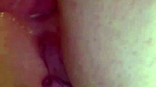 Pumped cock anal creampie with BBW