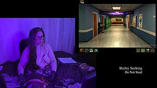 Big Tits Brunette BBW Plays Naked In Secrets Can End Remaster!