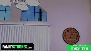 From Lesson to Gangbang: Couple Spanks Stepdaughter's Big Ass