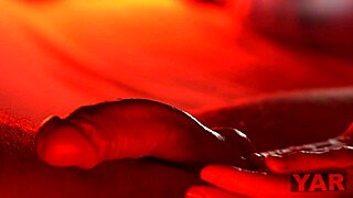 Female domination mistress fucks lower urethra as punishment for the submissive.