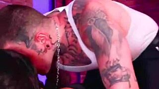 so this big cock tattooed guy fucked me hardcore in stockings and high heels