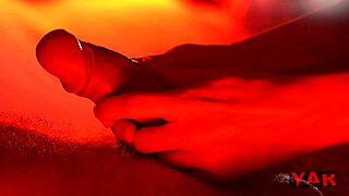 Female domination mistress fucks lower urethra as punishment for the submissive.