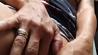 using pink vibrator while getting fucked